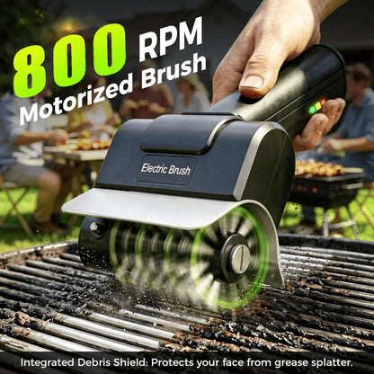 GrillSpin™ Portable Electric BBQ Grill Cleaning Brush